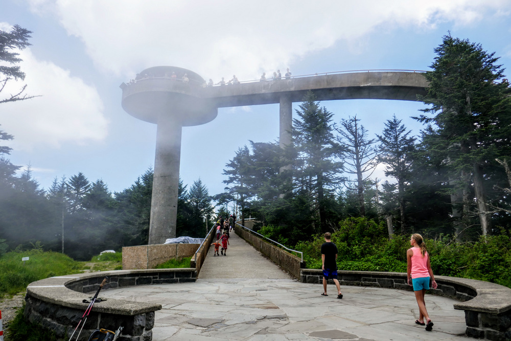 clingmans dome observation tower