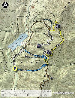 Douthat State Park Trail Map Beards Mountain Hike