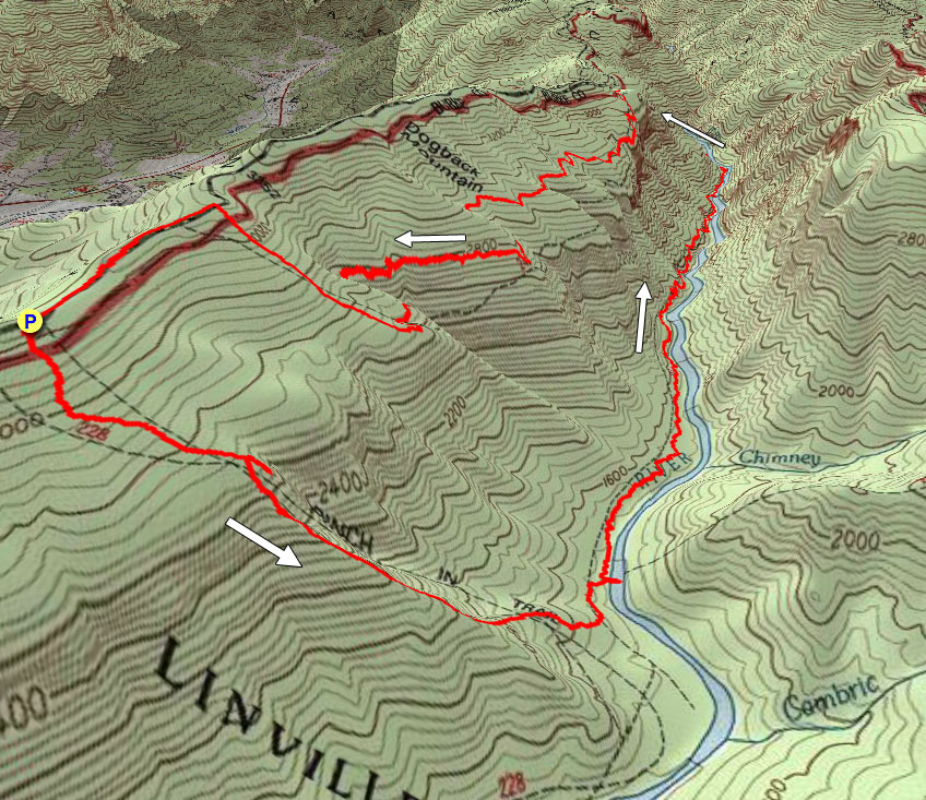 Linville Gorge Wilderness Map By Linville Gorge Maps (LGMAPS) Avenza ...